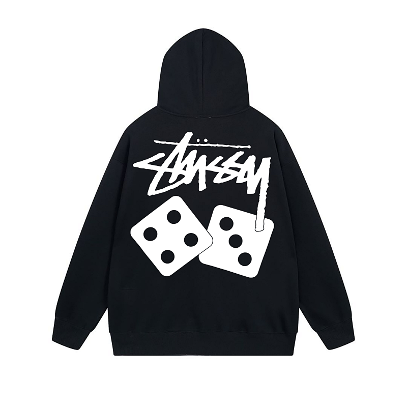 Stussy Orbit World Graphic Full-Zip Hoodie