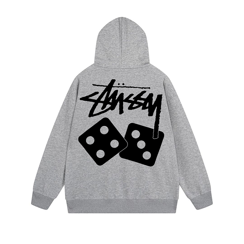 Stussy Orbit World Graphic Full-Zip Hoodie