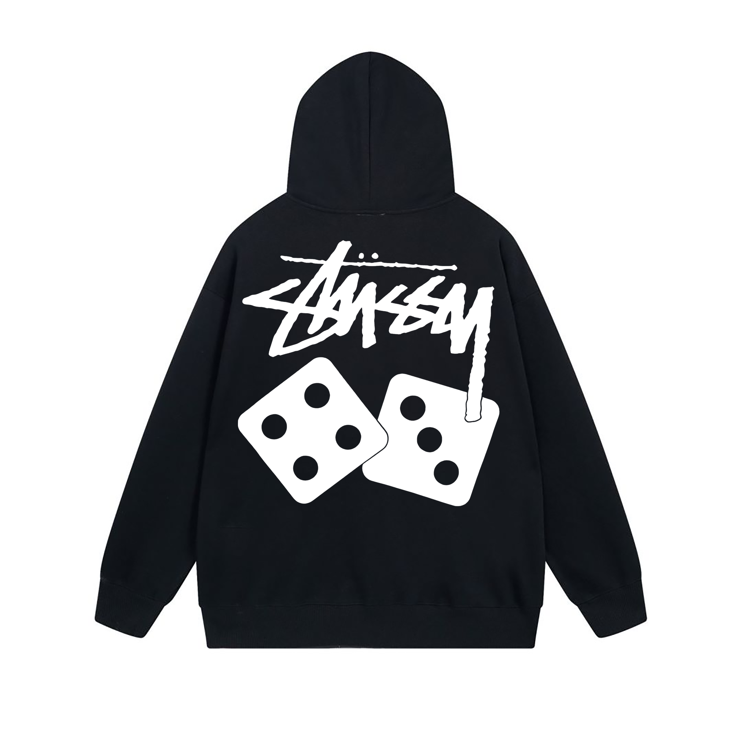 Stussy Orbit World Graphic Full-Zip Hoodie