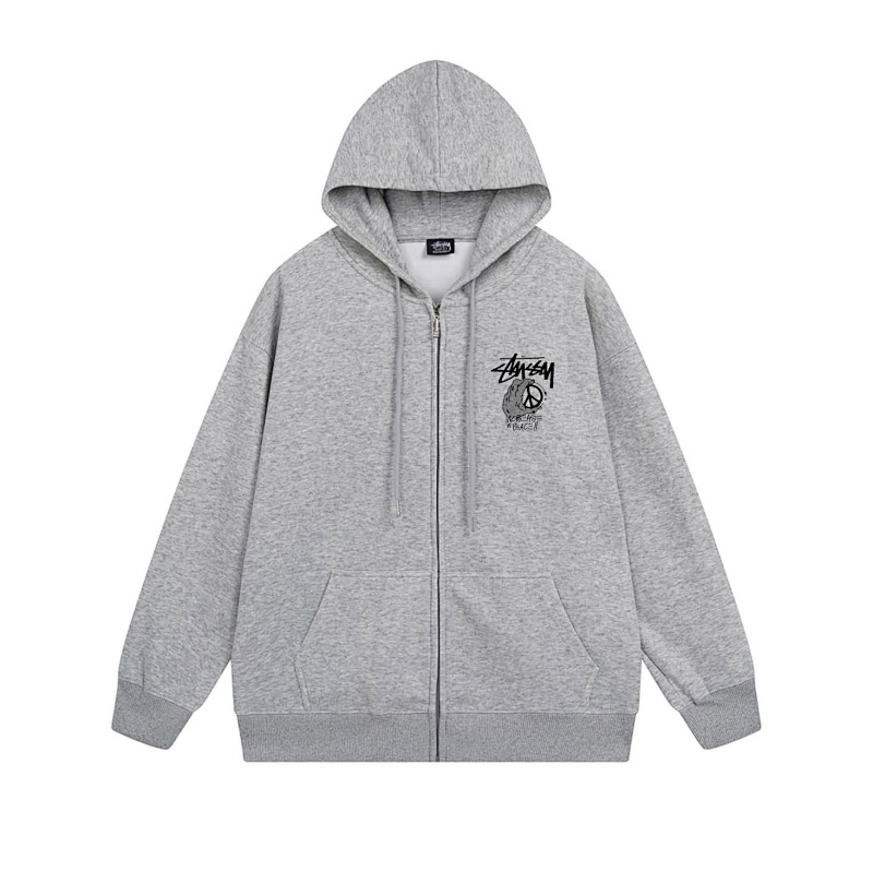 Stussy Ornamental Skull Full-Zip Hoodie