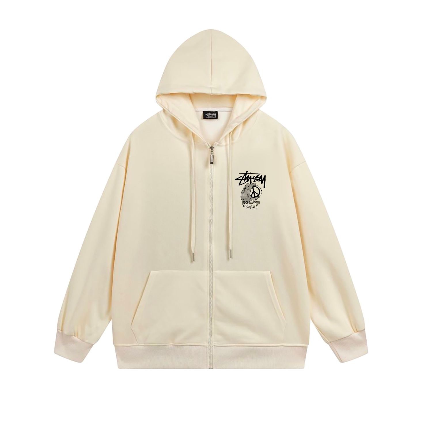 Stussy Ornamental Skull Full-Zip Hoodie