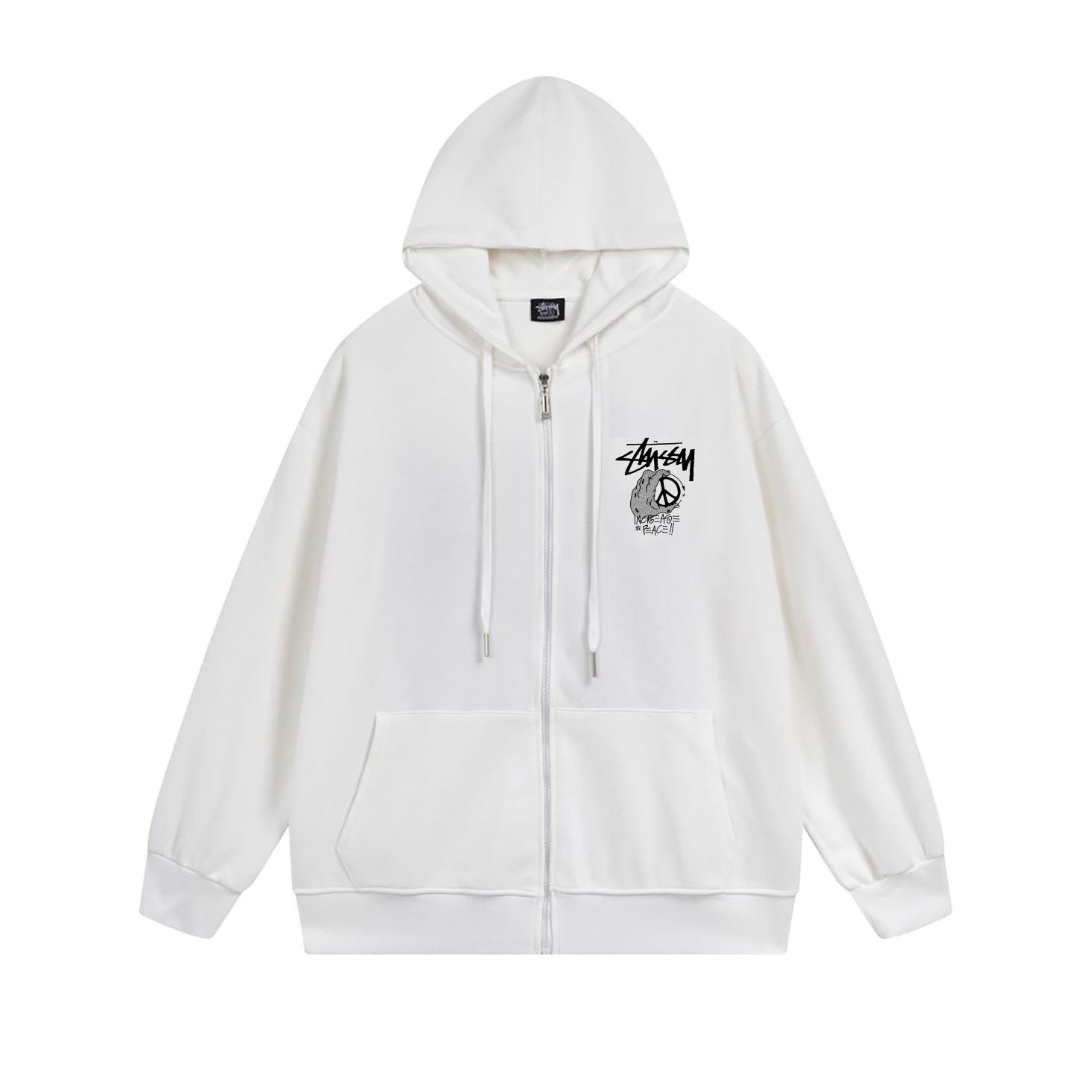 Stussy Ornamental Skull Full-Zip Hoodie