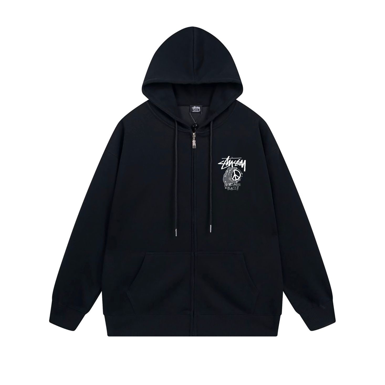 Stussy Ornamental Skull Full-Zip Hoodie