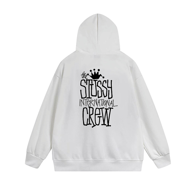 Stussy Ornate Gothic Monogram Full-Zip Hoodie