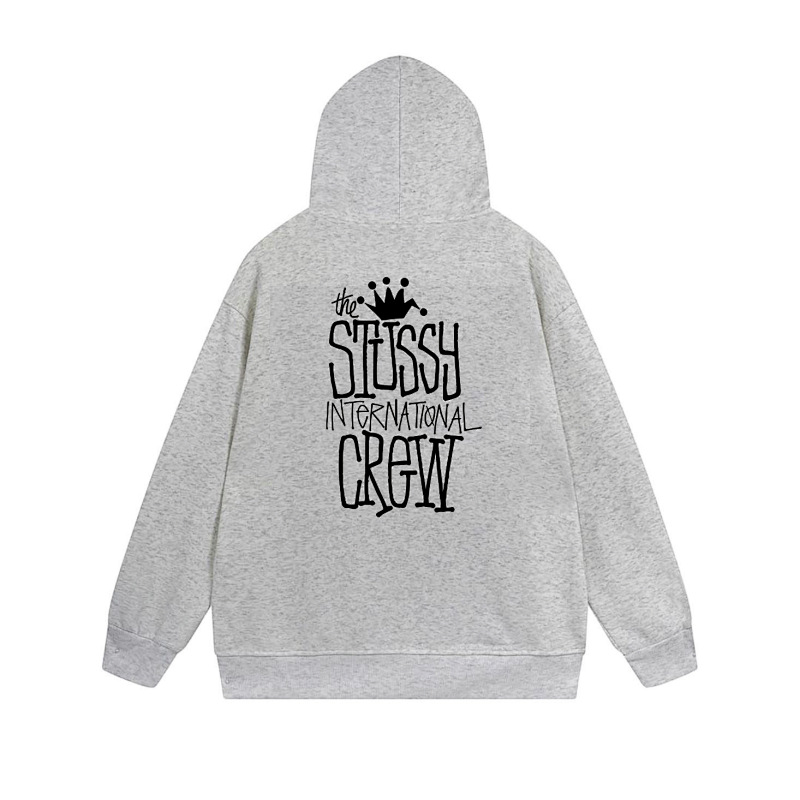 Stussy Ornate Gothic Monogram Full-Zip Hoodie
