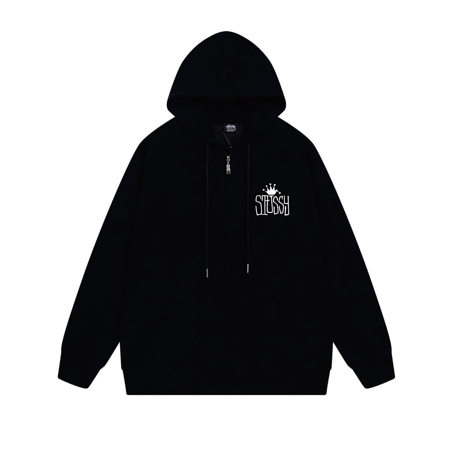 Stussy Ornate Gothic Monogram Full-Zip Hoodie