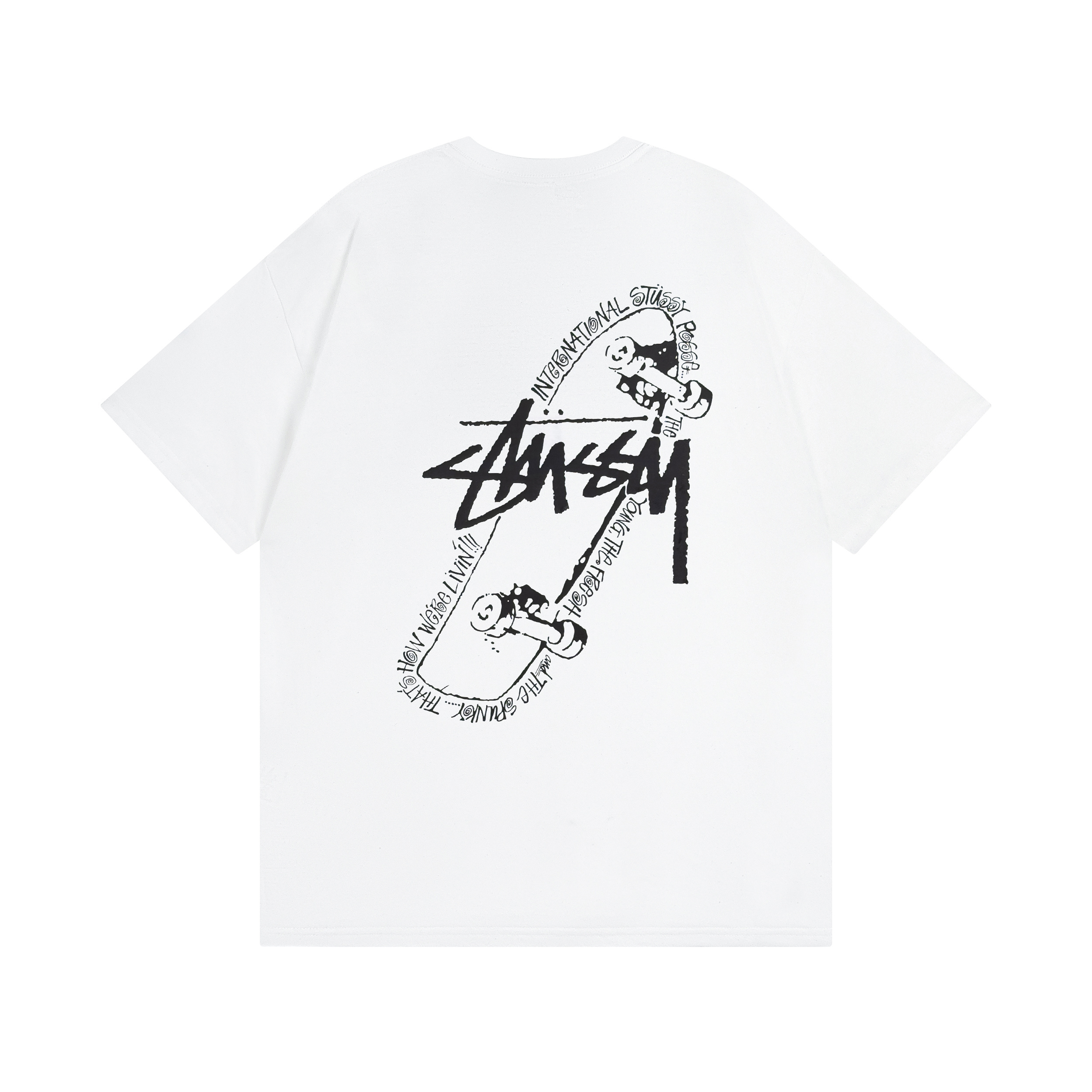Stussy Oversized S Outline Script T-Shirt