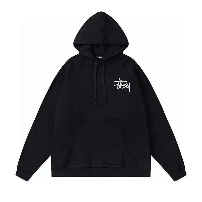 Stussy Pastel Landscape Brush Graphic Pullover Hoodie