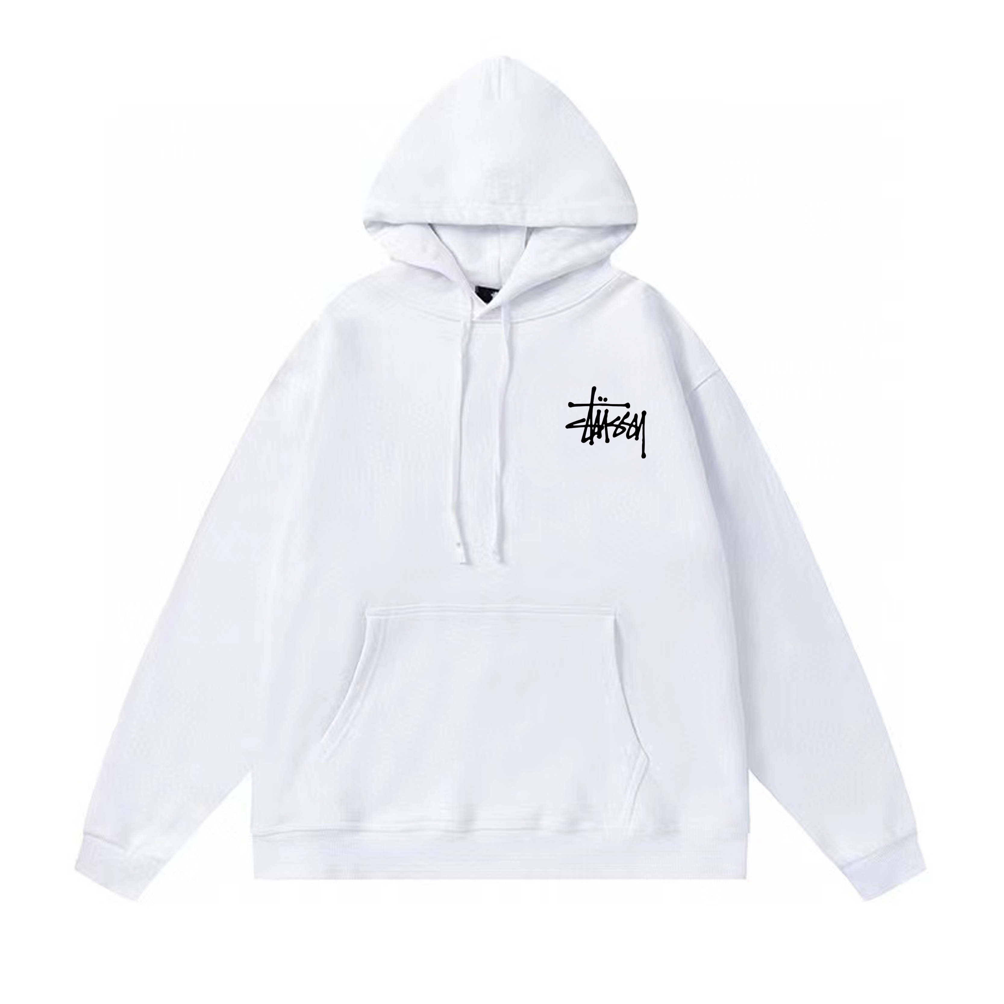 Stussy Pastel Landscape Brush Graphic Pullover Hoodie