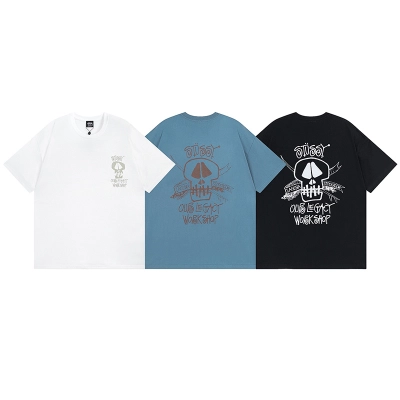 Stussy Peace Hand Typography T-Shirt 01
