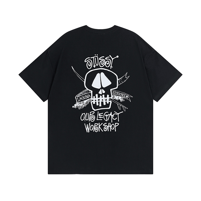 Stussy Peace Hand Typography T-Shirt