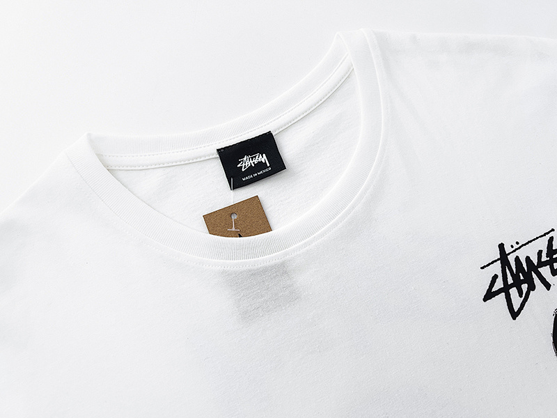 Stussy Peace Heart Swoosh Symbol T-Shirt