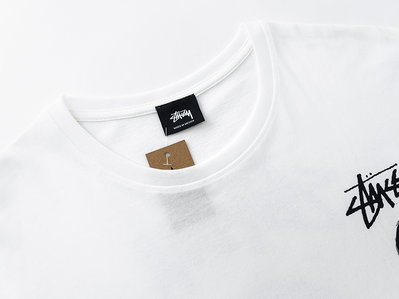 Stussy Peace Heart Swoosh Symbol T-Shirt