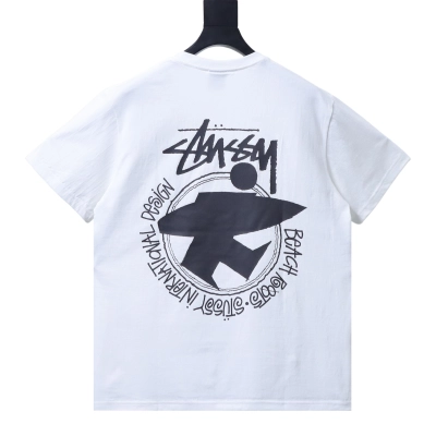 Stussy Peace Portrait Circle T-Shirt 01