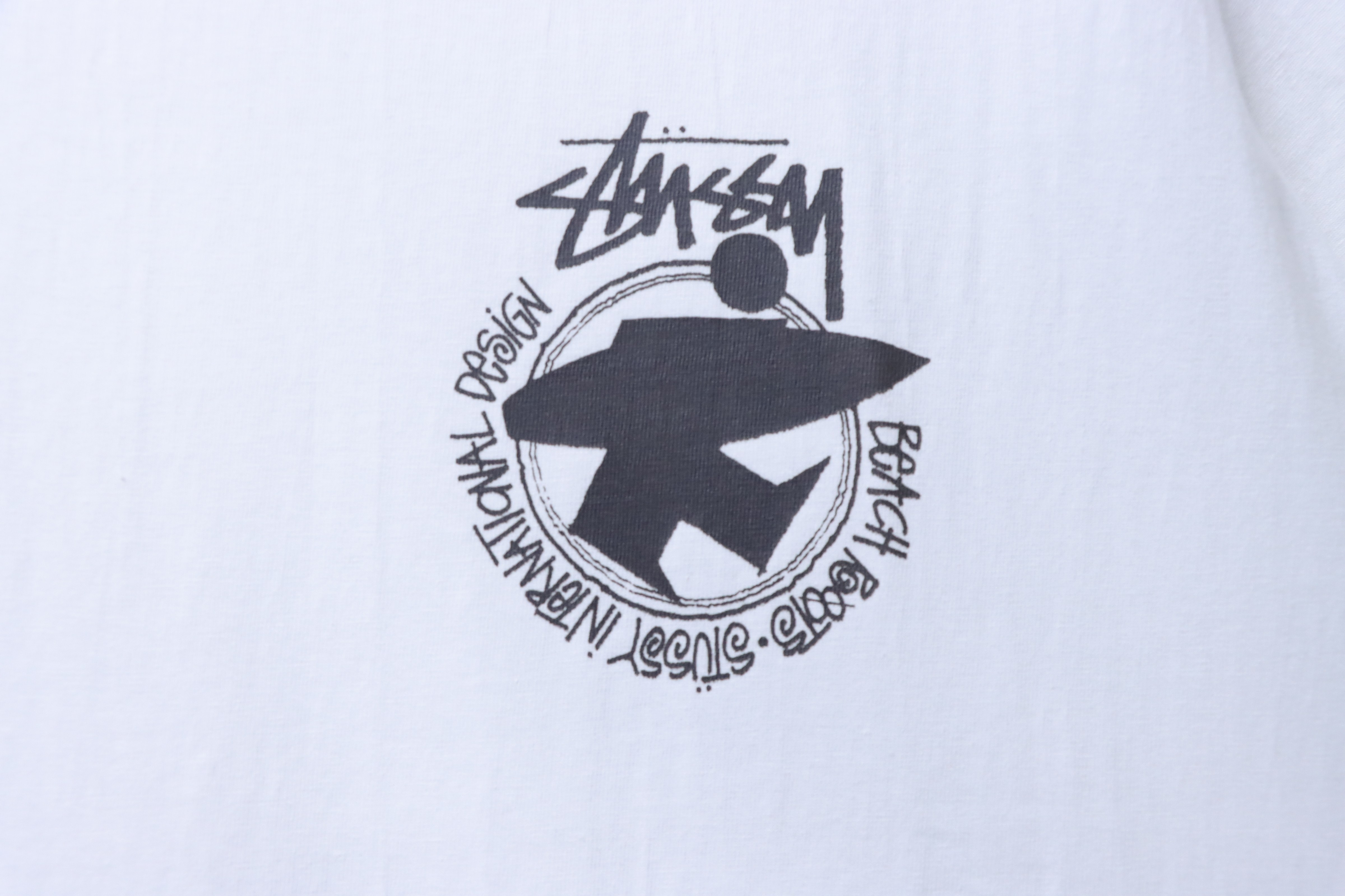 Stussy Peace Portrait Circle T-Shirt
