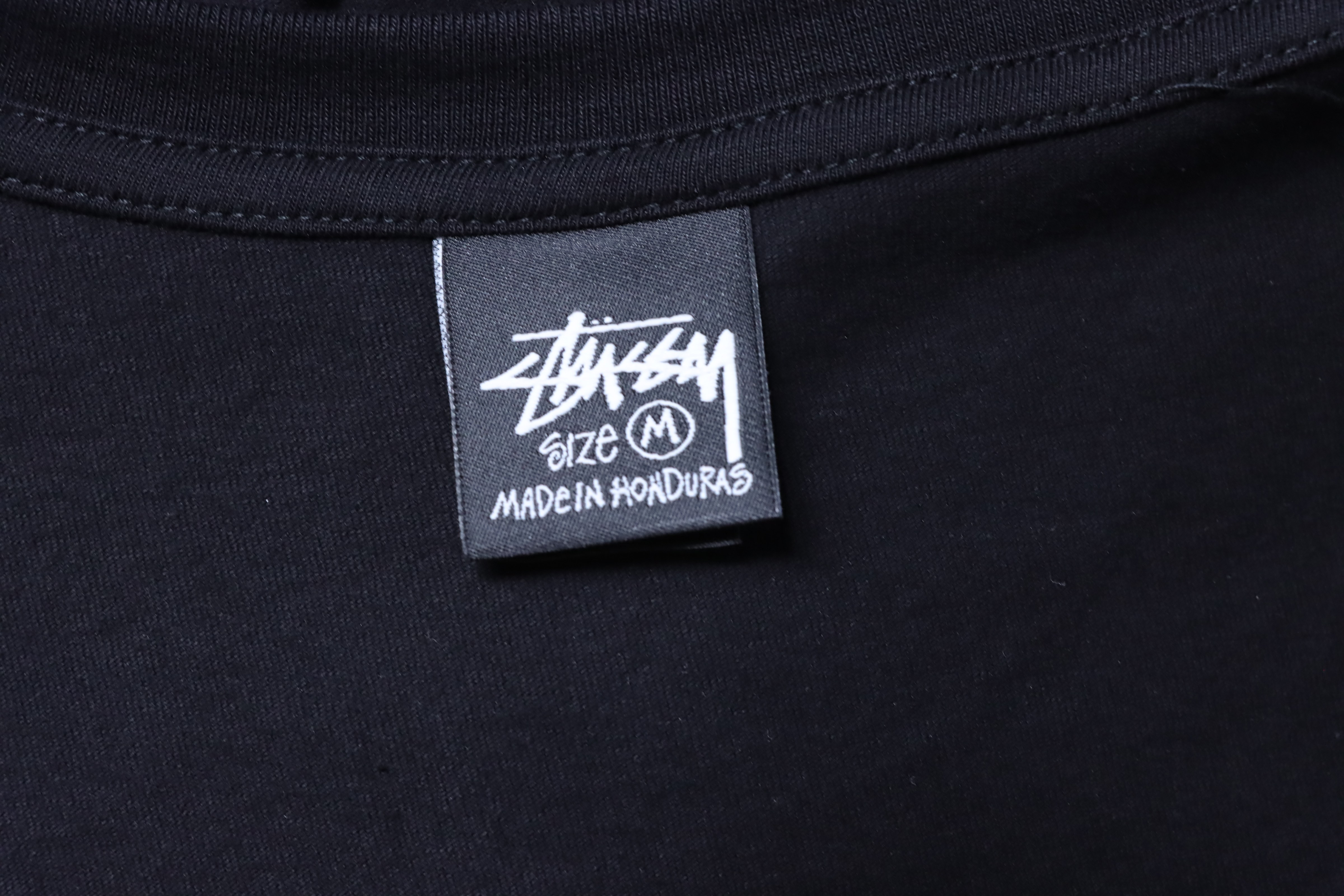Stussy Peace Portrait Circle T-Shirt Black