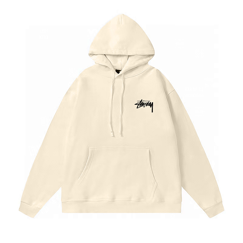 Stussy Pink Gallery Poster Pullover Hoodie