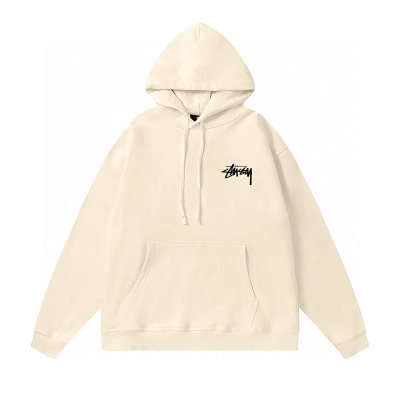 Stussy Pink Gallery Poster Pullover Hoodie 02