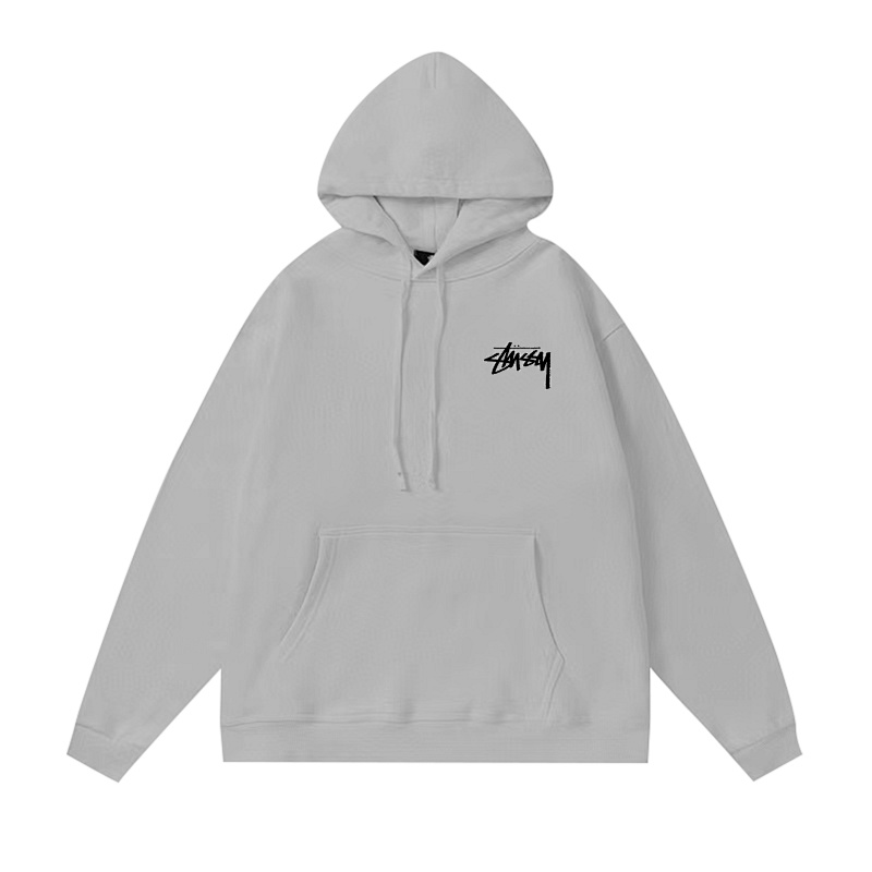 Stussy Pink Gallery Poster Pullover Hoodie