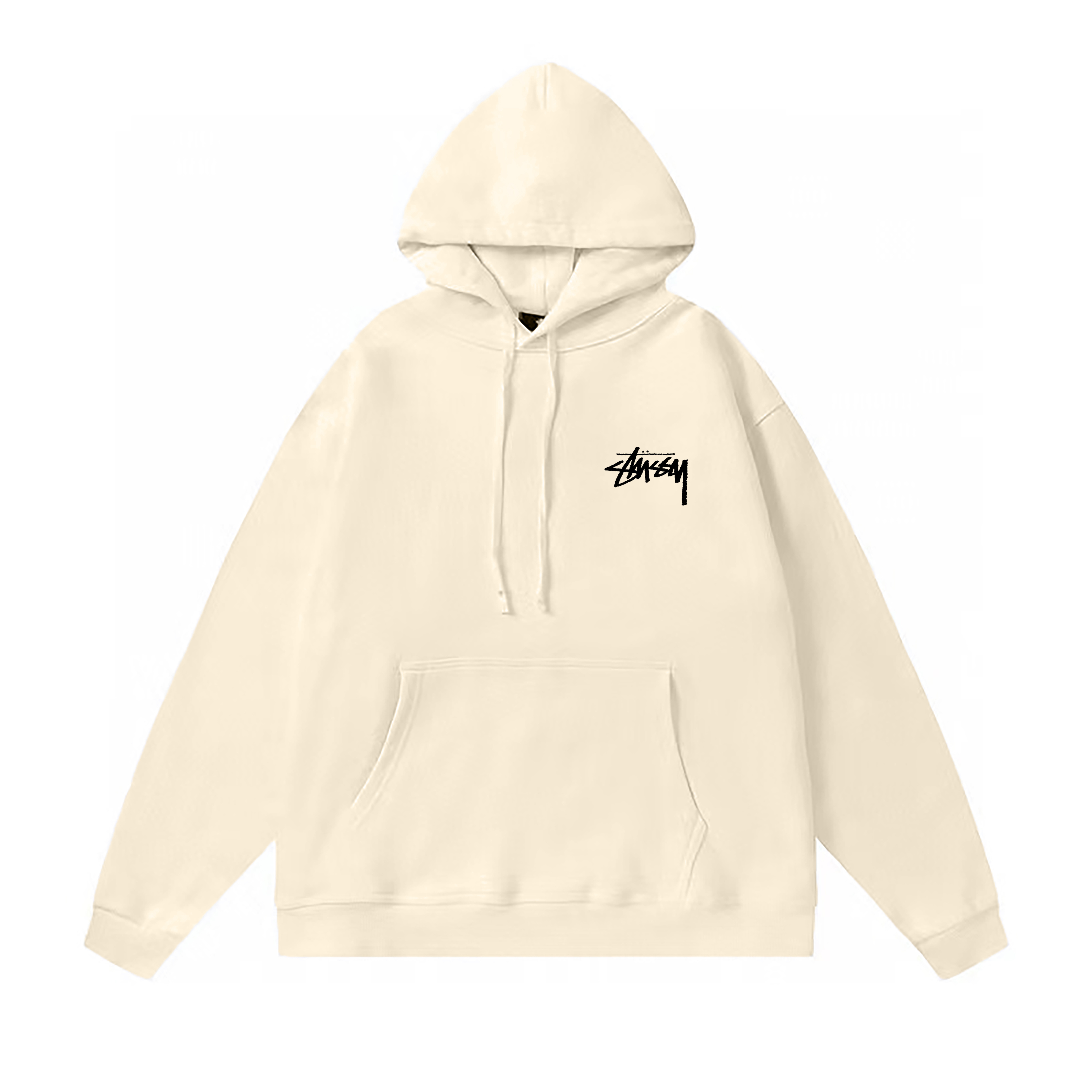 Stussy Pink Gallery Poster Pullover Hoodie