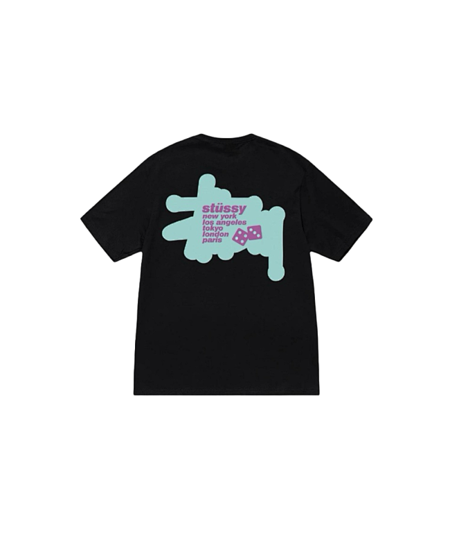 Stussy Pixel Cloud Logo T-Shirt