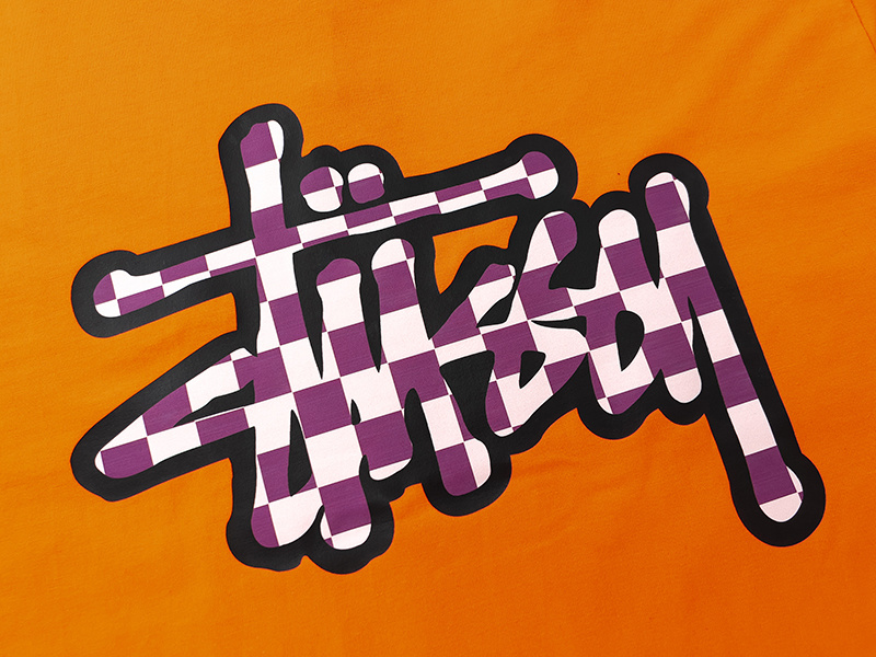 Stussy Pixel Grid Handstyle Logo T-Shirt