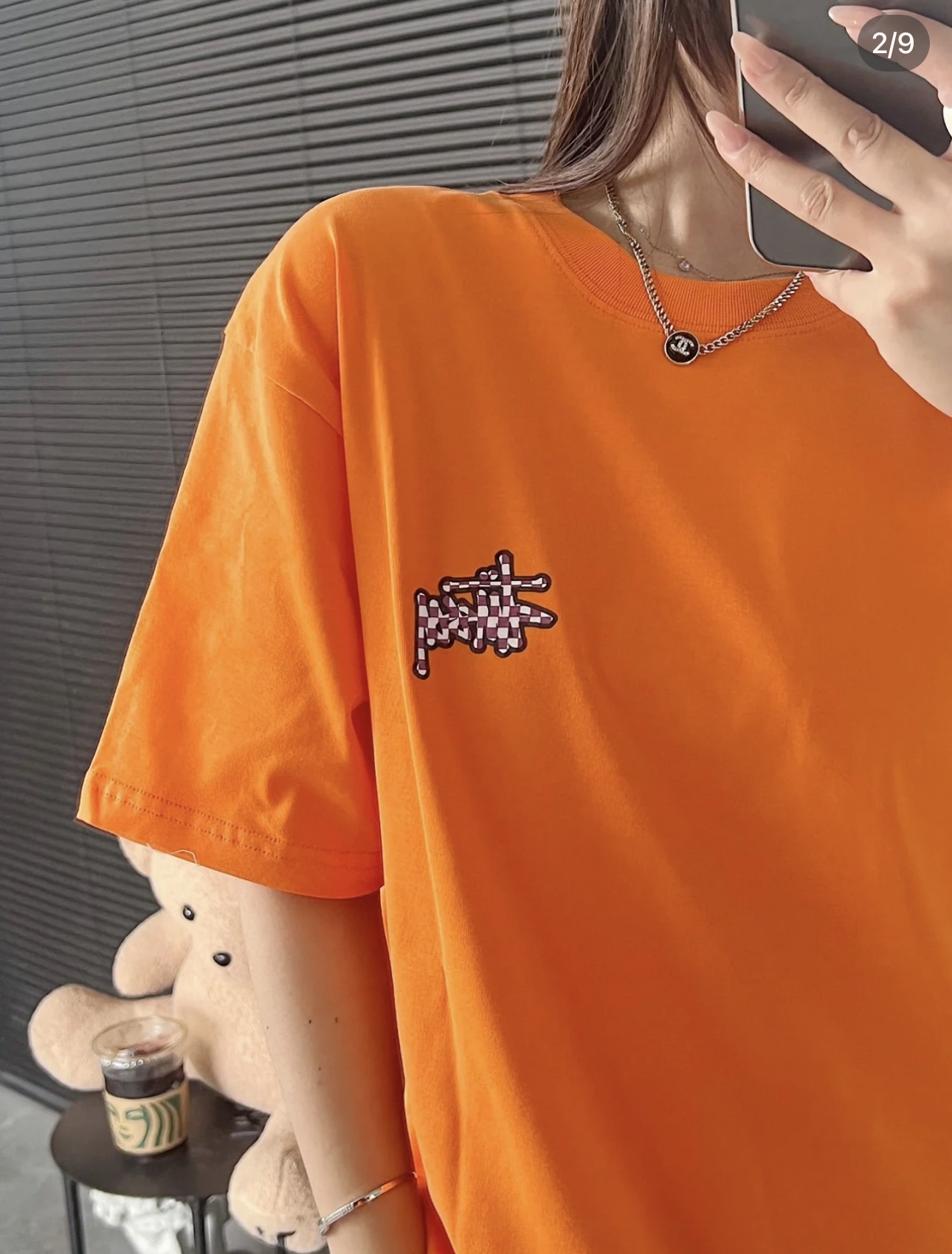 Stussy Pixel Grid Handstyle Logo T-Shirt