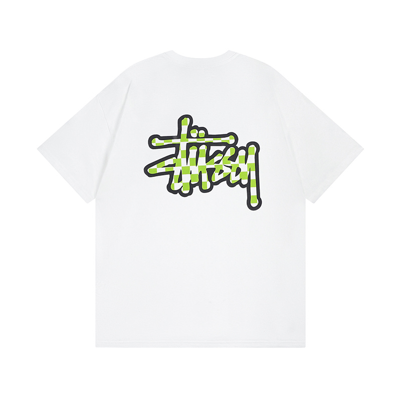 Stussy Pixel Grid Handstyle Logo T-Shirt