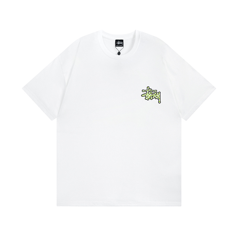 Stussy Pixel Grid Handstyle Logo T-Shirt