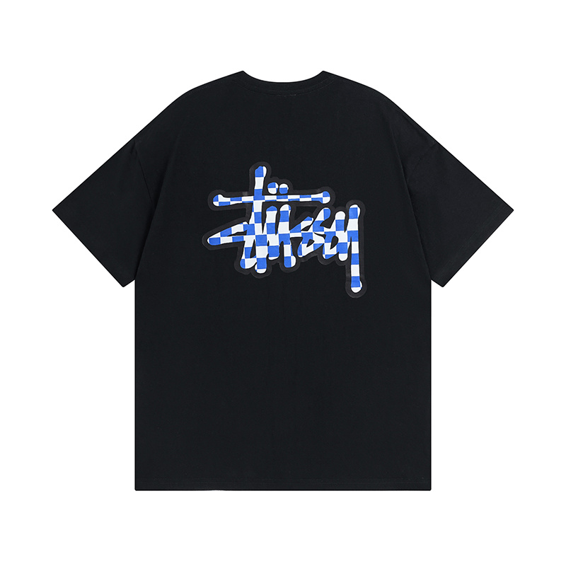 Stussy Pixel Grid Handstyle Logo T-Shirt