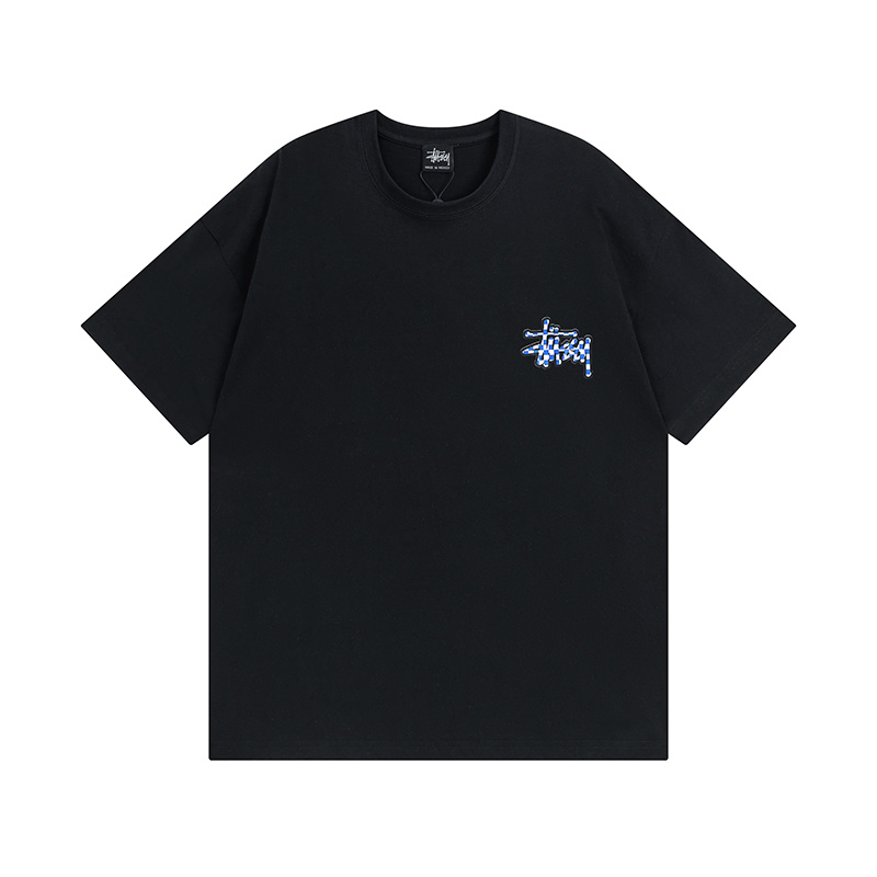 Stussy Pixel Grid Handstyle Logo T-Shirt
