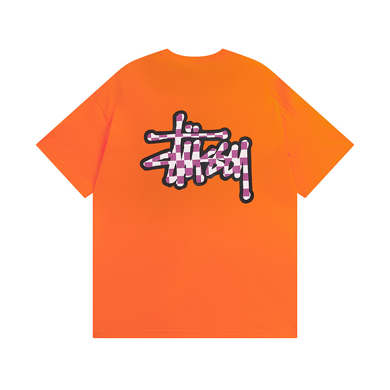 Stussy Pixel Grid Handstyle Logo T-Shirt