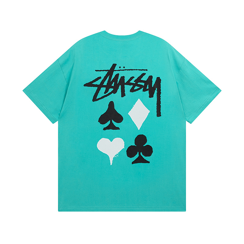 Stussy Playing Card Suits Handstyle T-Shirt