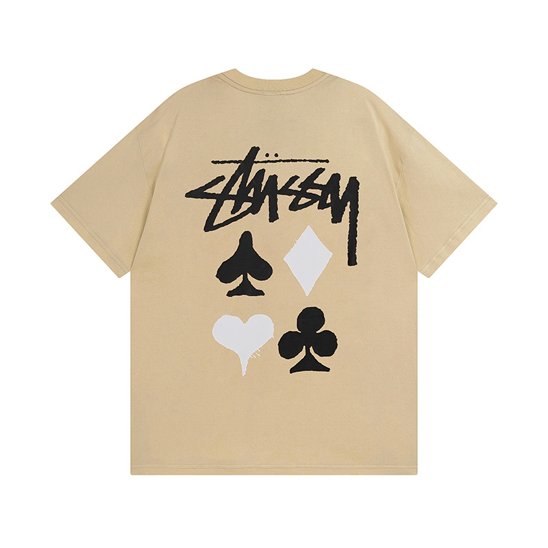 Stussy Playing Card Suits Handstyle T-Shirt