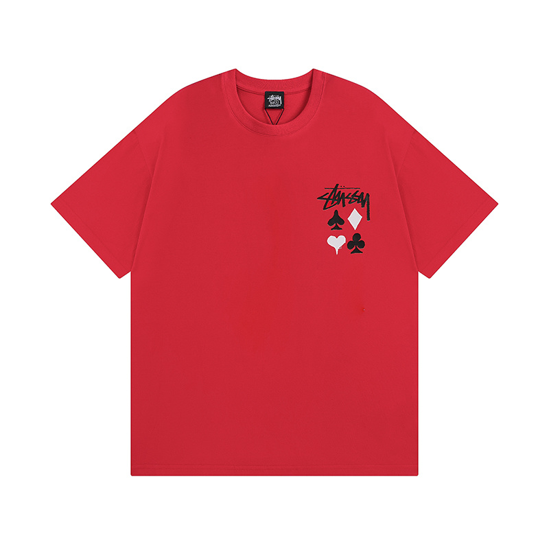 Stussy Playing Card Suits Handstyle T-Shirt
