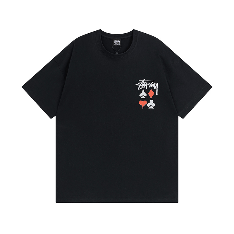 Stussy Playing Card Suits Handstyle T-Shirt