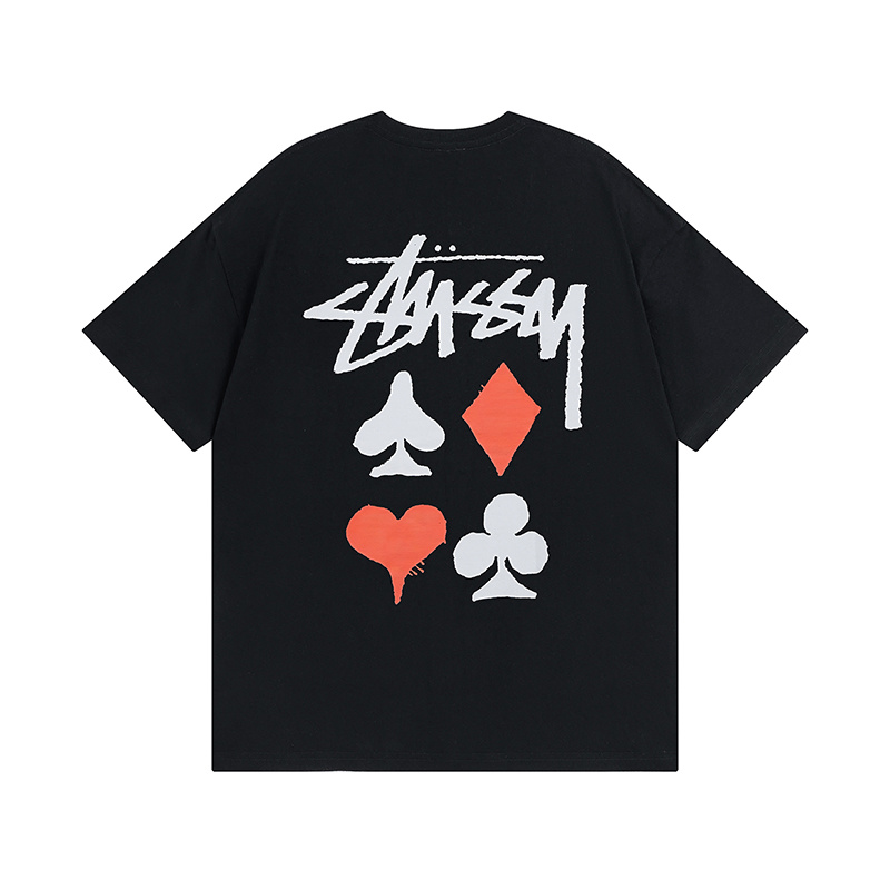 Stussy Playing Card Suits Handstyle T-Shirt