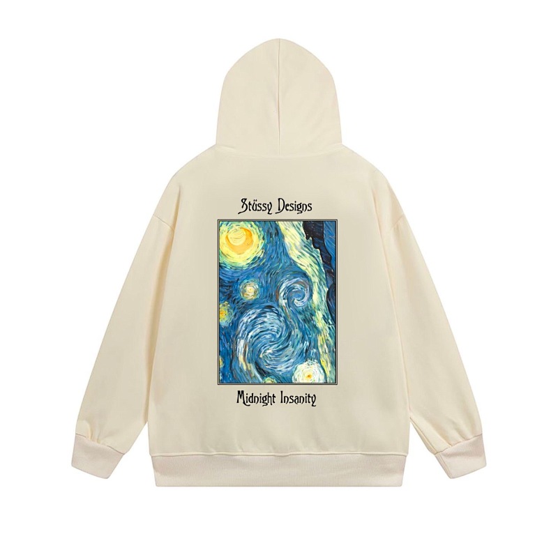 Stussy Psychedelic Poster Full-Zip Hoodie