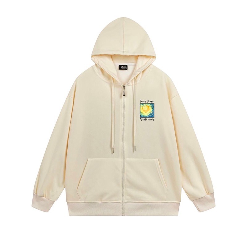 Stussy Psychedelic Poster Full-Zip Hoodie