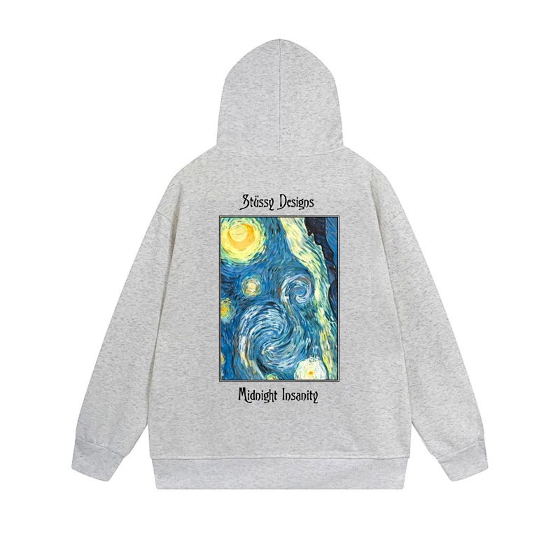 Stussy Psychedelic Poster Full-Zip Hoodie