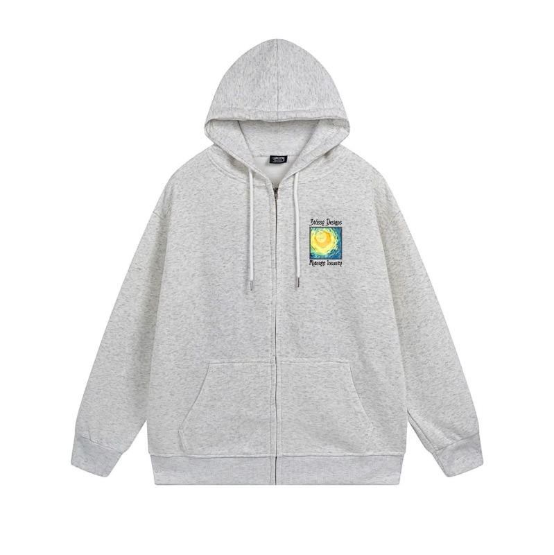 Stussy Psychedelic Poster Full-Zip Hoodie
