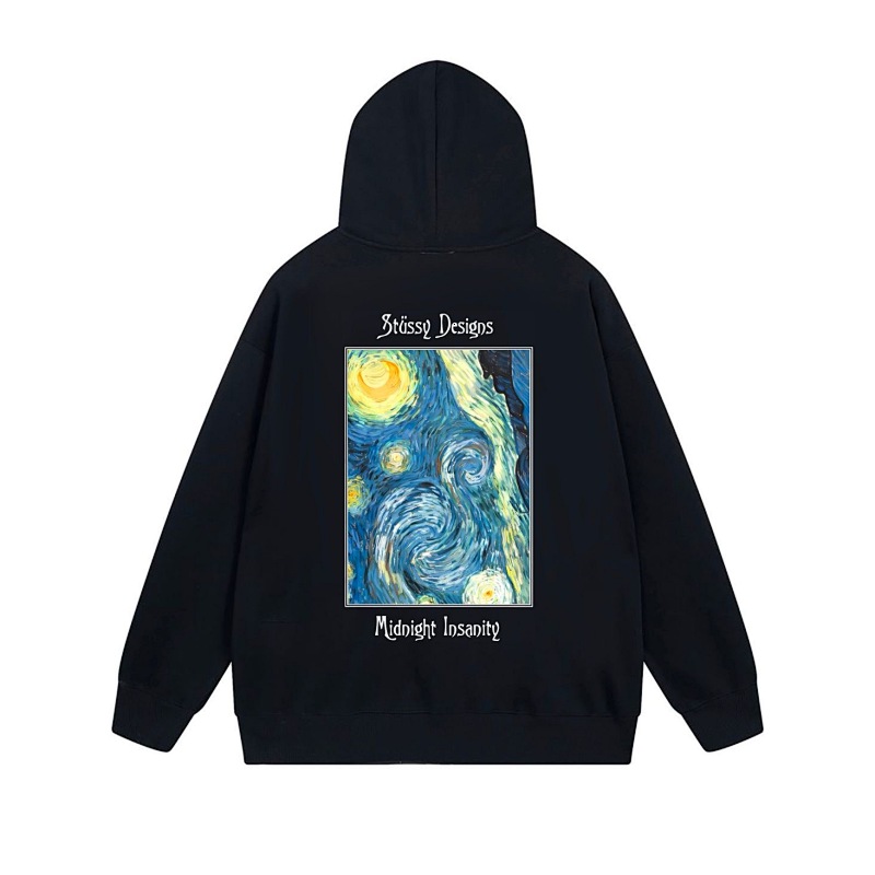 Stussy Psychedelic Poster Full-Zip Hoodie