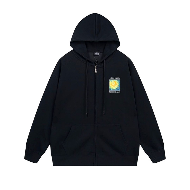 Stussy Psychedelic Poster Full-Zip Hoodie