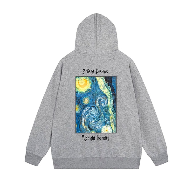 Stussy Psychedelic Poster Full-Zip Hoodie