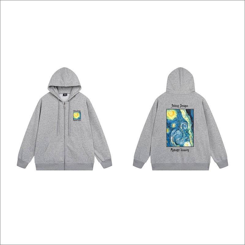 Stussy Psychedelic Poster Full-Zip Hoodie