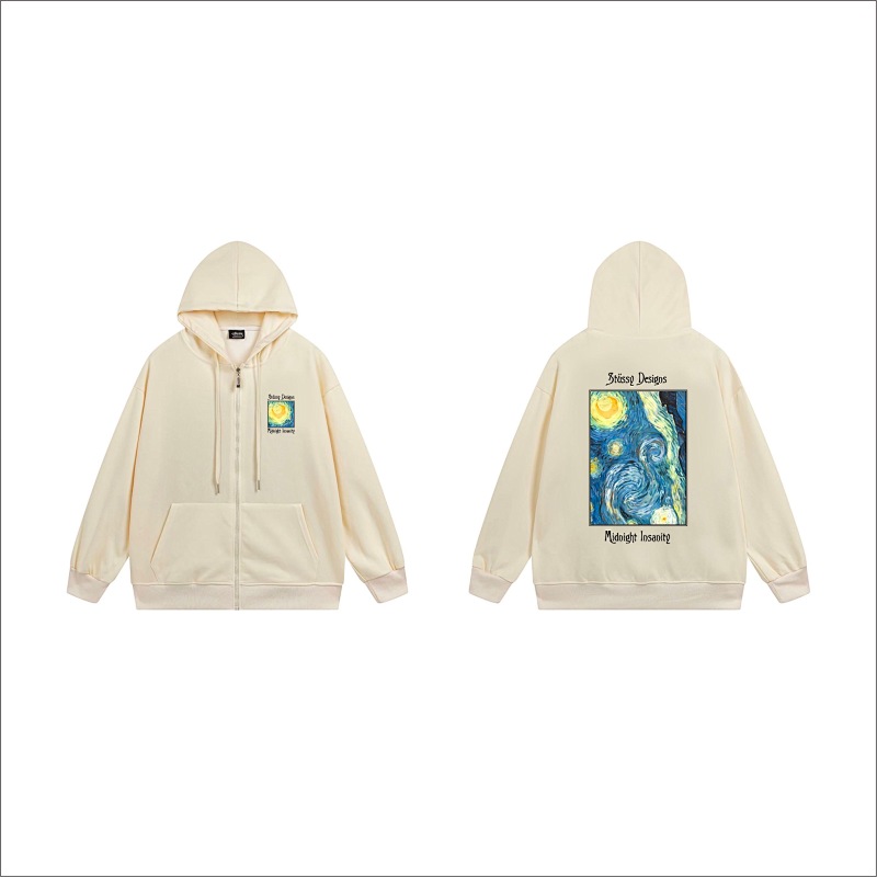 Stussy Psychedelic Poster Full-Zip Hoodie