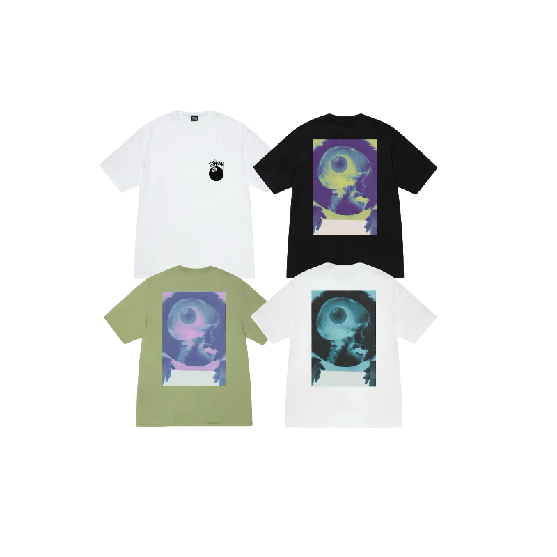 Stussy Psychedelic Profile Portrait T-Shirt