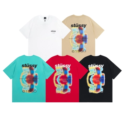Stussy Psychedelic Teddy Figure T-Shirt 01