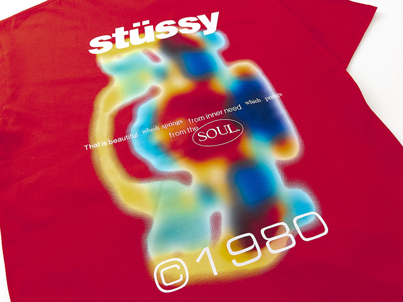 Stussy Psychedelic Teddy Figure T-Shirt