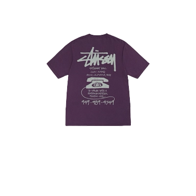 Stussy Racing Emblem Handstyle T-Shirt 02